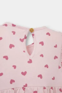 DeFacto Pink Baby Girl Dress F4548A5/PN688 - Image 4
