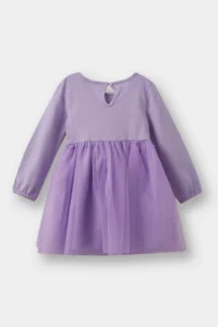 DeFacto Frozen Long Sleeve Tulle Dress Baby Girl - Image 3