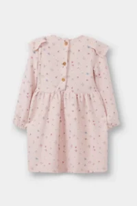 DeFacto Floral Long Sleeve Dress Baby Girl - Image 3