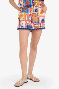 DeFacto Regular Fit Tropical Patterned Beach Shorts-Fall in Love - Image 3