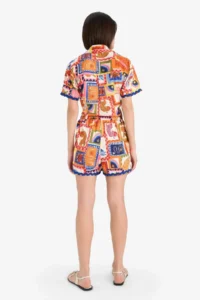 DeFacto Regular Fit Tropical Patterned Beach Shorts-Fall in Love - Image 6