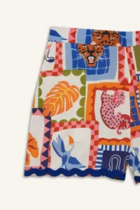 DeFacto Regular Fit Tropical Patterned Beach Shorts-Fall in Love - Image 8