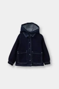 DeFacto Hooded denim Jacket Baby Girl - Image 3