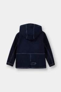 DeFacto Hooded Buttoned Denim Jacket Baby Boy - Image 6