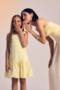 DeFacto Round Neck Flounce Cotton Sleeveless Summer Dress Girl - Image 7