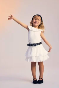 DeFacto Elastic Waist Flounced Muslin Skirt Baby Girl