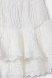 DeFacto Elastic Waist Flounced Muslin Skirt Baby Girl - Image 3