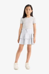 DeFacto Elastic Waist Skirt Girls' - Image 3