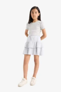 DeFacto Elastic Waist Skirt Girls' - Image 4