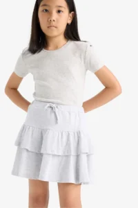 DeFacto Elastic Waist Skirt Girls' - Image 5