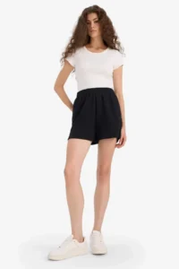 DeFacto Regular Fit Elastic Waist with pocket Shorts