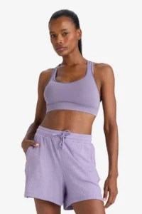 DeFacto Standard Fit Athlete Short Leg Ribbed Shorts - Image 3
