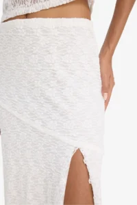 DeFacto A-Line Normal Waist Slit Lace Midi Skirt - Image 6