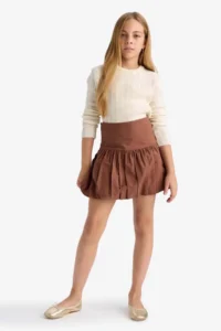 DeFacto Poplin Skirt Girls' - Image 5
