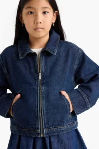 DeFacto denim Jacket Girls' - Image 6