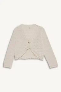 DeFacto V-Neck Front Tie Knitwear Cardigan Girl - Image 4