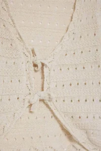 DeFacto V-Neck Front Tie Knitwear Cardigan Girl - Image 5