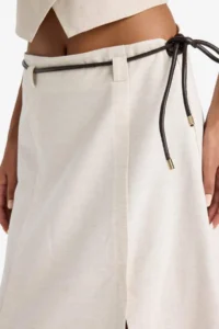 DeFacto Regular Fit High Waist Midi Skirt - Image 5