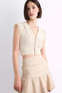 DeFacto Linen with flywheel Mini Shorts Skirt - Image 5