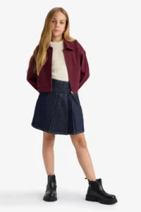 DeFacto pleated School Skirt Girls'