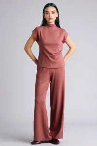 DeFacto Slim Fit Half Turtleneck Short Sleeve T-Shirt - Image 2
