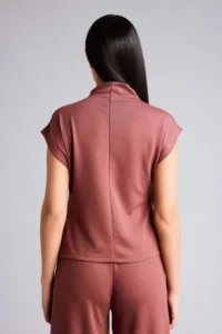 DeFacto Slim Fit Half Turtleneck Short Sleeve T-Shirt - Image 5