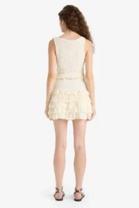 DeFacto Normal Waist Lace Mini Skirt - Image 7