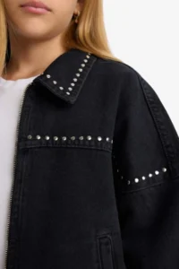 DeFacto Cotton Zipper Denim Jacket Girls 25AU - Image 8