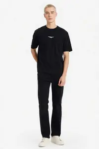 DeFacto 100% Cotton Boxy Fit Printed T-Shirt - Image 2