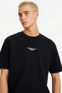 DeFacto 100% Cotton Boxy Fit Printed T-Shirt - Image 4