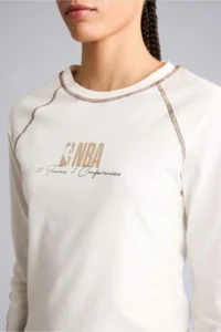 DeFacto NBA Wordmark Long Sleeve T-Shirt - Image 4