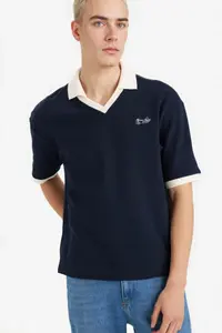 DeFacto Men T-Shirt F8352AX/NV64 NAVY - Image 3