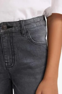 DeFacto Straight Fit Straight Leg Jean Trousers Boy (26 SM) - Image 4