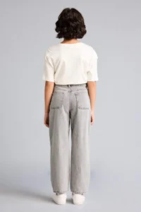 DeFacto Wide Leg Straight Leg Jean Trousers Boy - Image 5