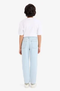DeFacto Straight Fit Straight Leg Jean Trousers Boy - Image 5