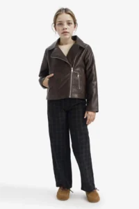 DeFacto Faux Leather Jacket Girls' - Image 2