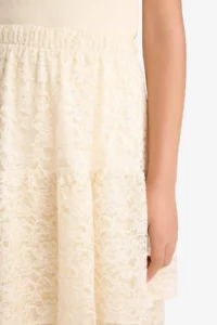 DeFacto Elastic Waist Lace Skirt Girls' - Image 7