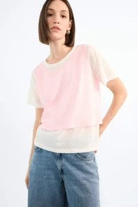 DeFacto Pack of 2 Oversize Loose Cut Short Sleeve T-Shirts