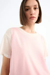 DeFacto Pack of 2 Oversize Loose Cut Short Sleeve T-Shirts - Image 5