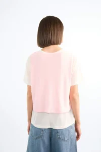 DeFacto Pack of 2 Oversize Loose Cut Short Sleeve T-Shirts - Image 7
