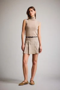 DeFacto A Cut Checkered Normal Waist Mini Skirt