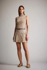 DeFacto A Cut Checkered Normal Waist Mini Skirt - Image 2