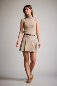 DeFacto A Cut Checkered Normal Waist Mini Skirt - Image 3