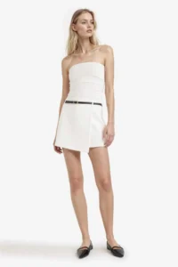 DeFacto Regular Fit Arched Shorts Skirt