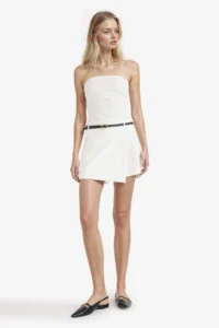 DeFacto Regular Fit Arched Shorts Skirt - Image 3