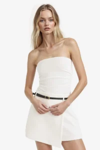 DeFacto Regular Fit Arched Shorts Skirt - Image 4