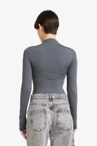 DeFacto Half Turtleneck Long Sleeve Snap-On Body - Image 4
