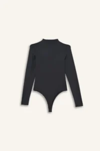 DeFacto Half Turtleneck Long Sleeve Snap-On Body - Image 5
