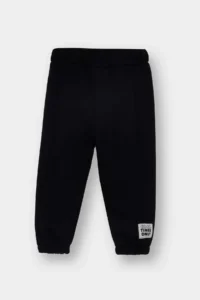 DeFacto Baby Boy Label Printed 2-Piece Sweatpants with Elastic Waist - Image 2