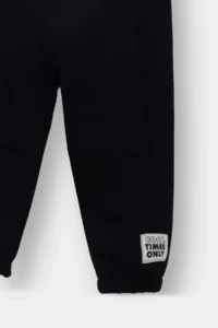 DeFacto Baby Boy Label Printed 2-Piece Sweatpants with Elastic Waist - Image 3